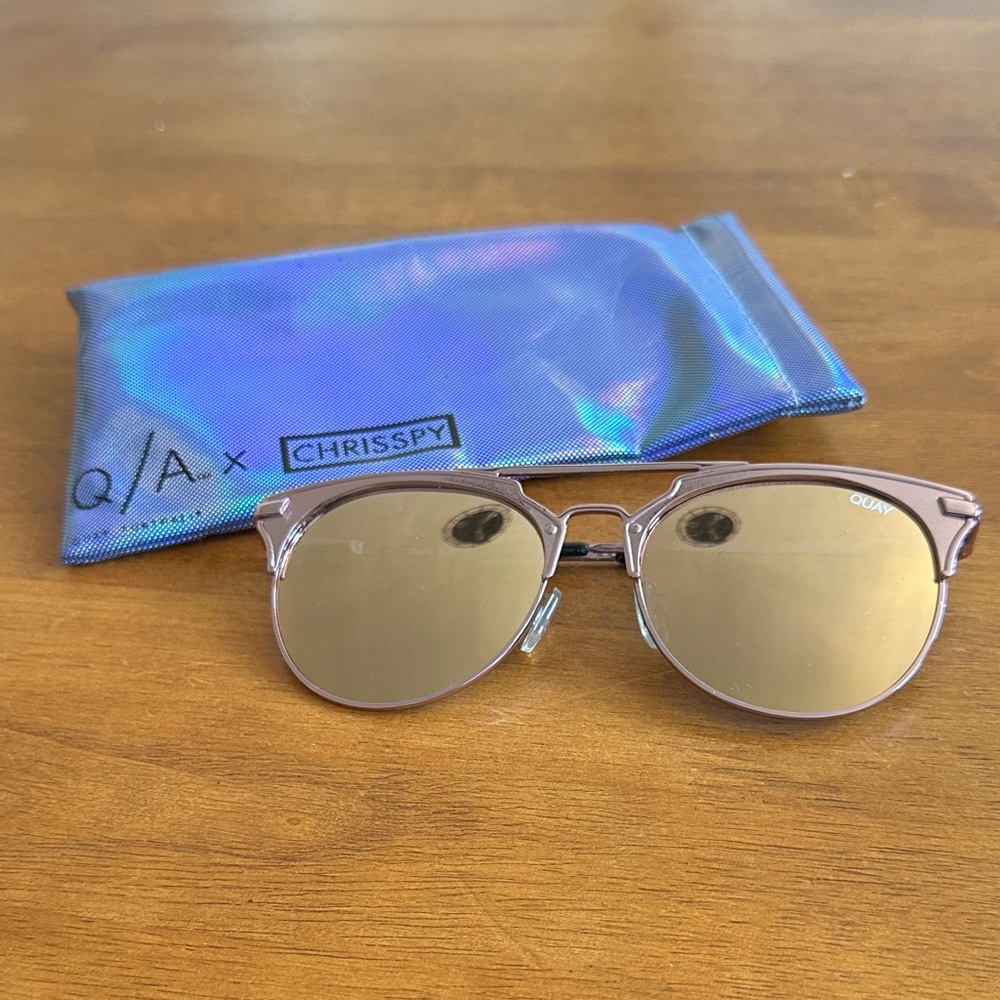 Quay Australia Rose Gold Sunglasses